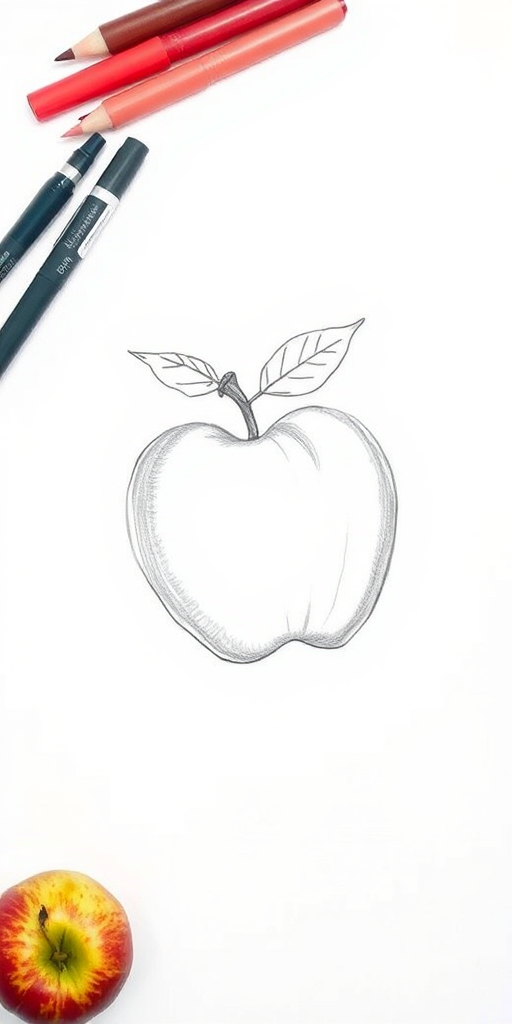 apple drawings