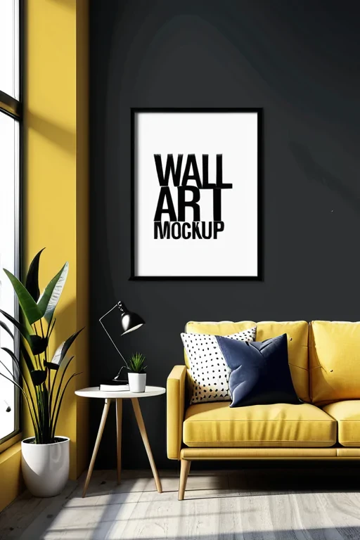 wall art mockup