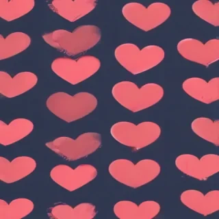 aesthetic hearts wallpaper
