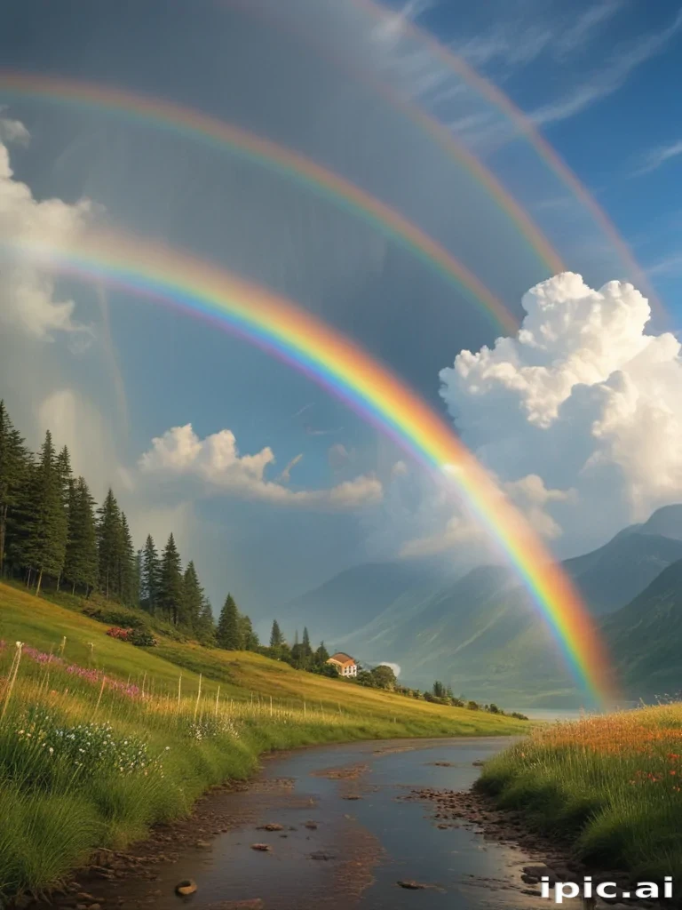 cute rainbow backgrounds
