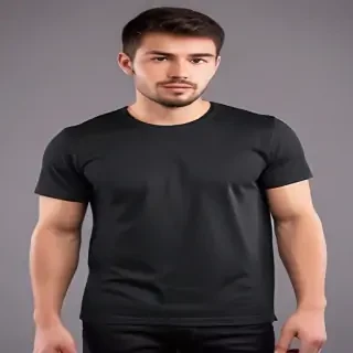 black mockup shirt