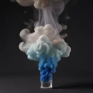 smoke no background