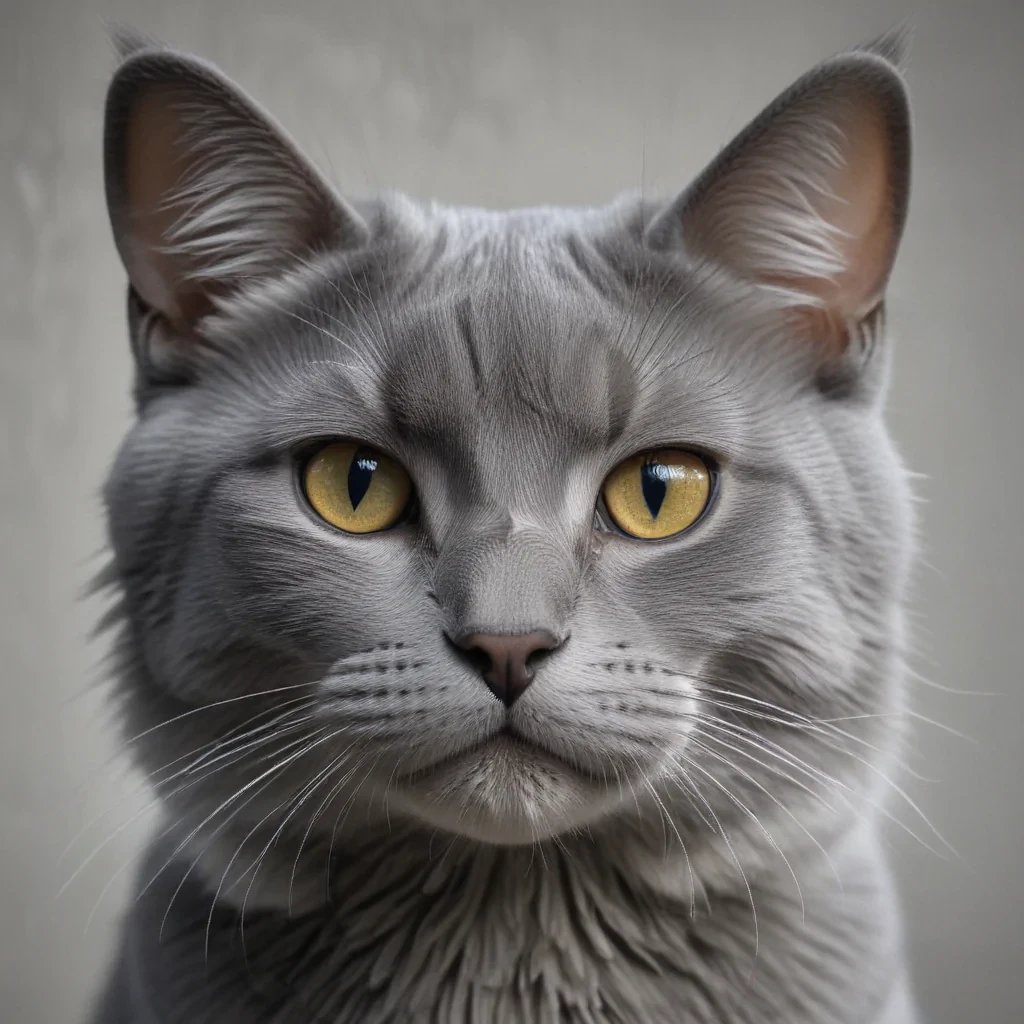 grey cat