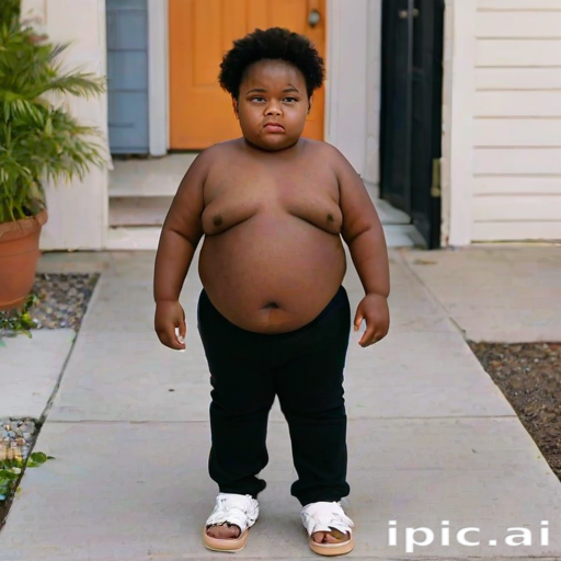 fat black kid