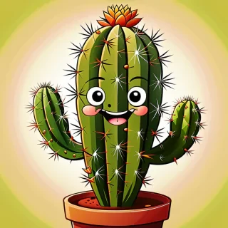cactus cartoon