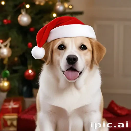 christmas dog wallpaper