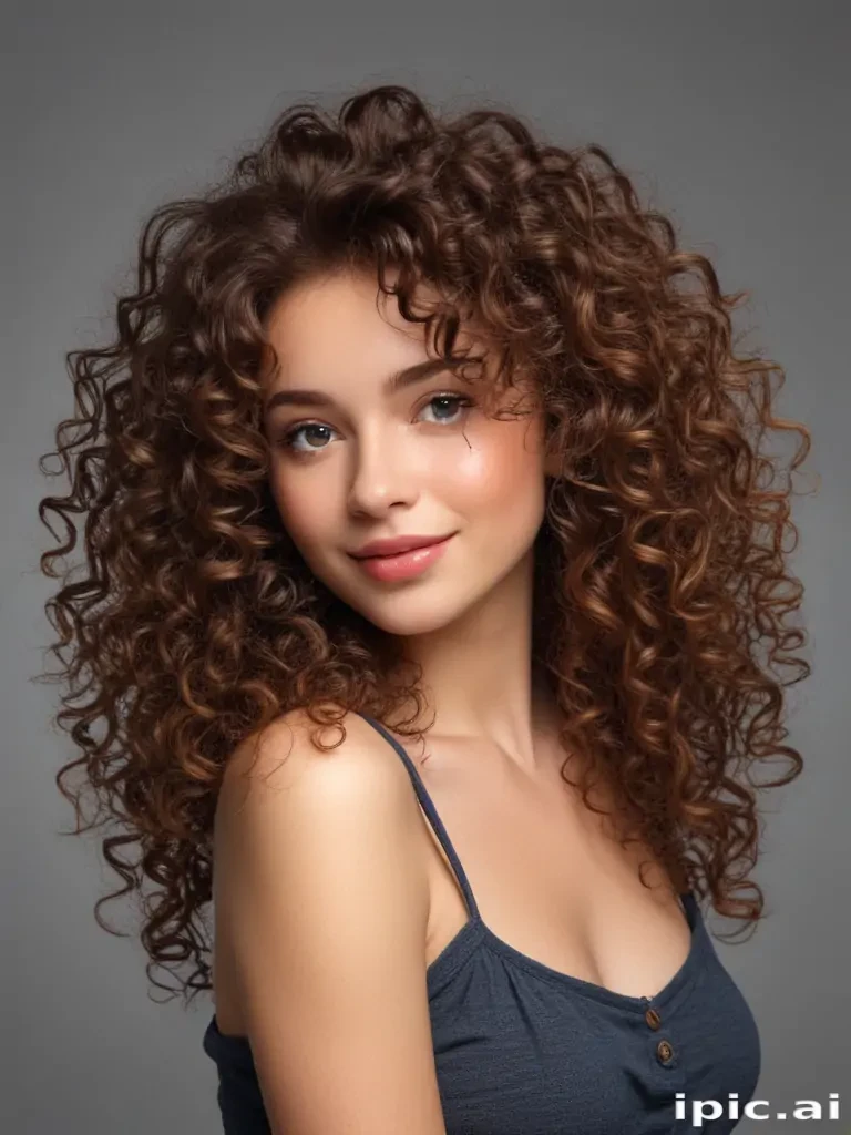 curly hair png