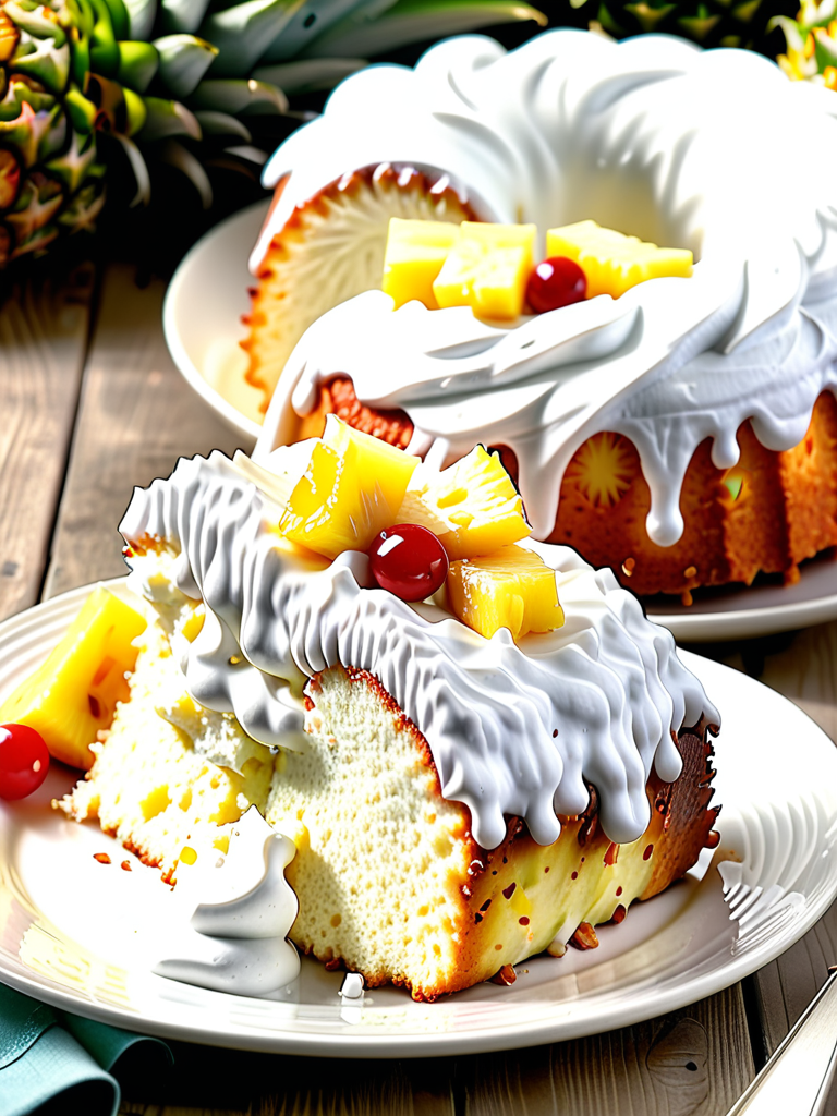 weight watchers pineapple angel food cake