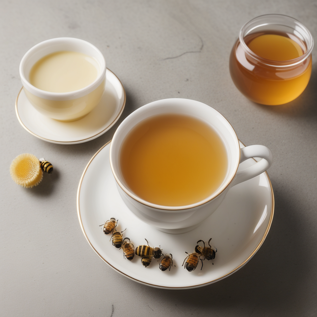 tea with milk and honey