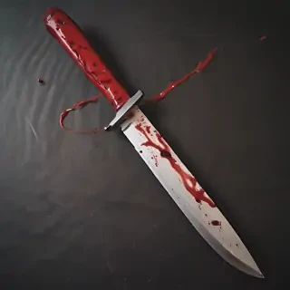 bloody knife aesthetic