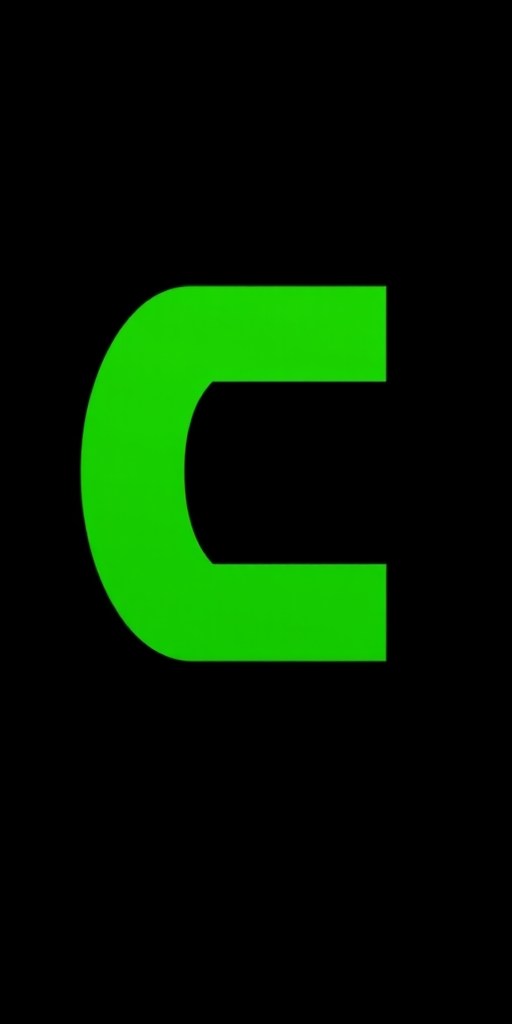 Create an image of a large, vibrant green check mark on a plain black background, shot with a Canon EOS R5, 50mm lens, aperture f/1.8, ISO 100, and a soft focus style to enhance the sharpness and detail of the check mark.