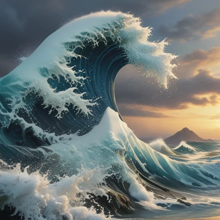 great wave wallpaper