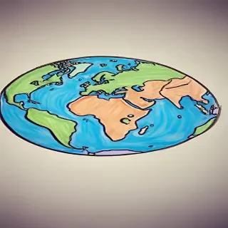 earth cartoon drawing