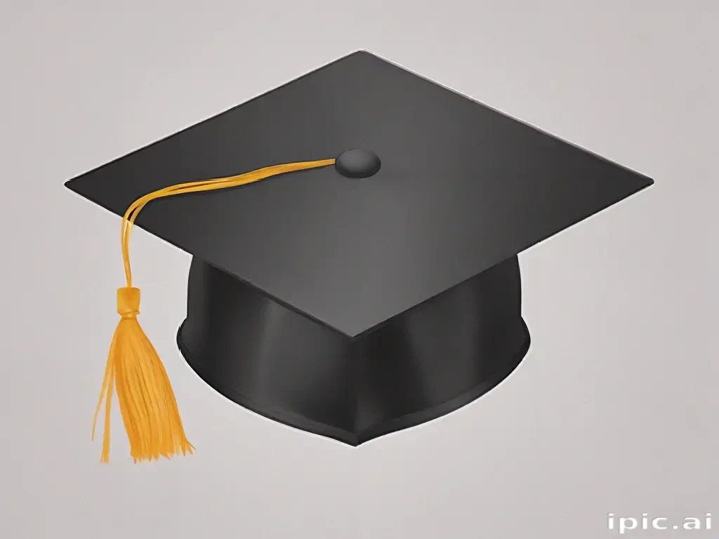 graduation cap transparent background