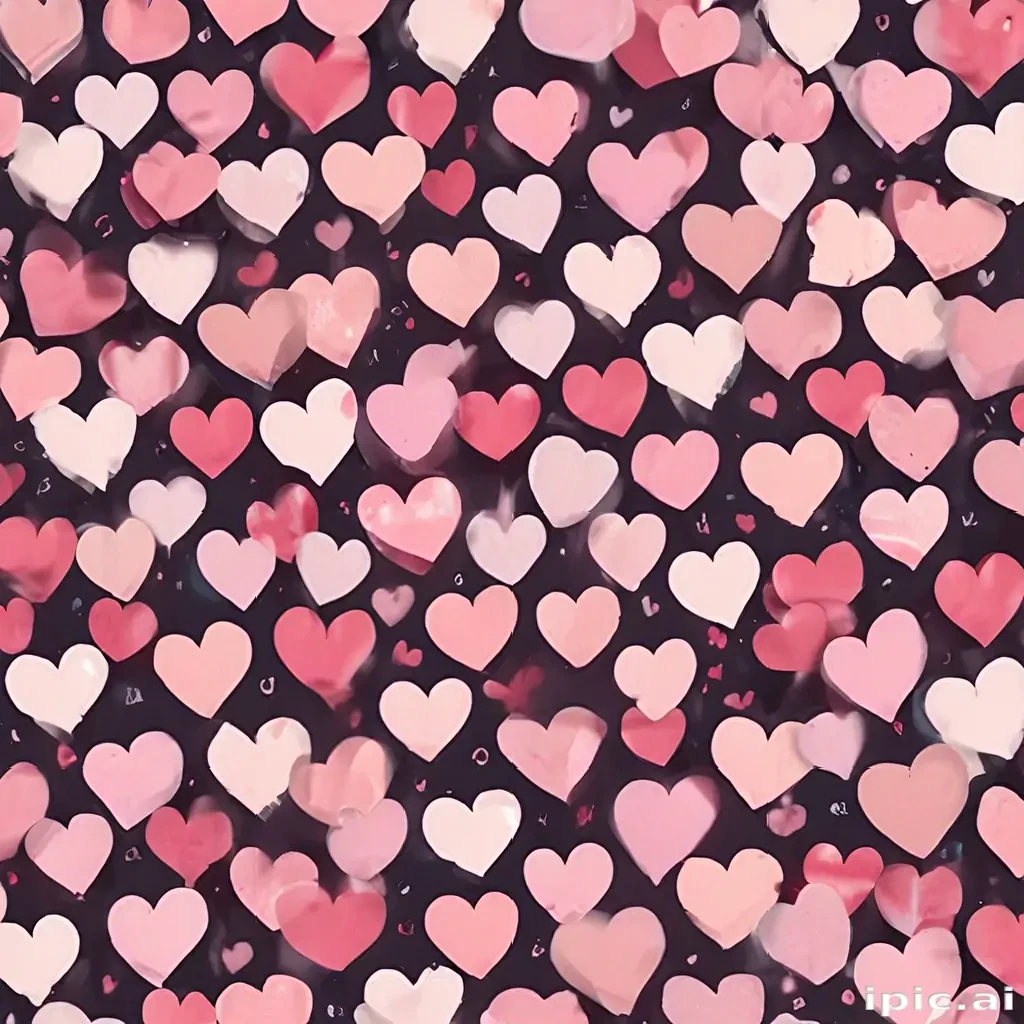 aesthetic hearts wallpaper