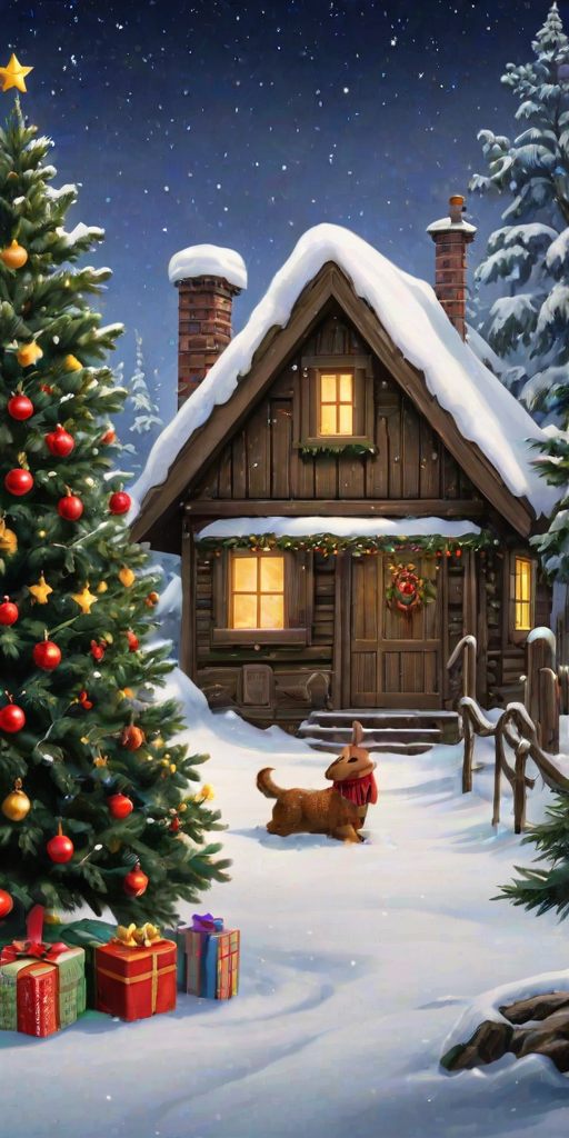 christmas story background