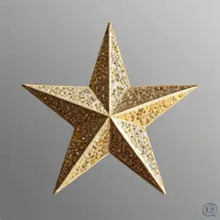 glitter star png