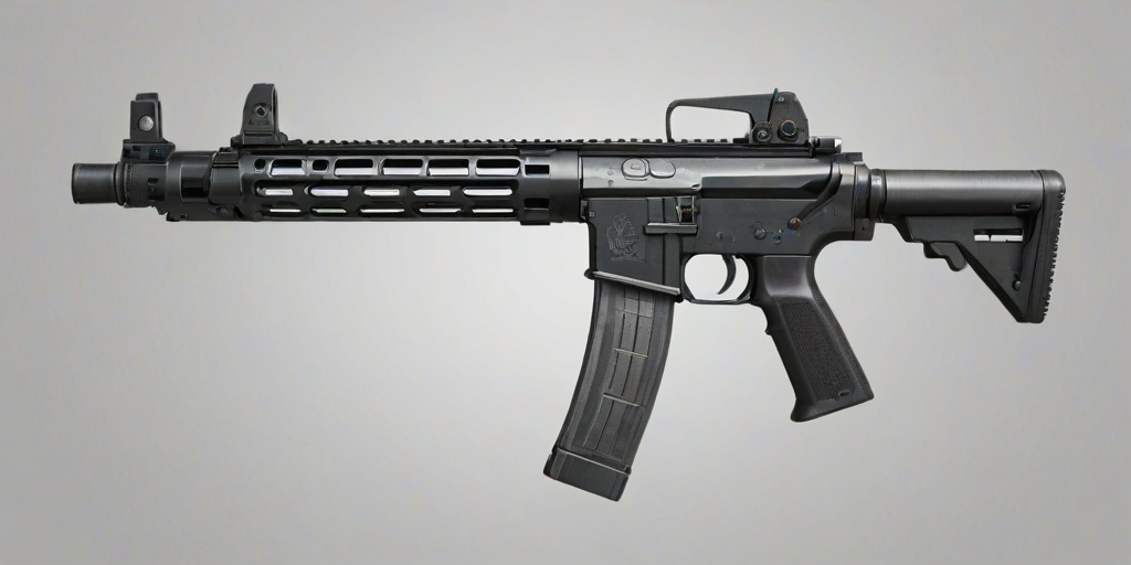gun with no background