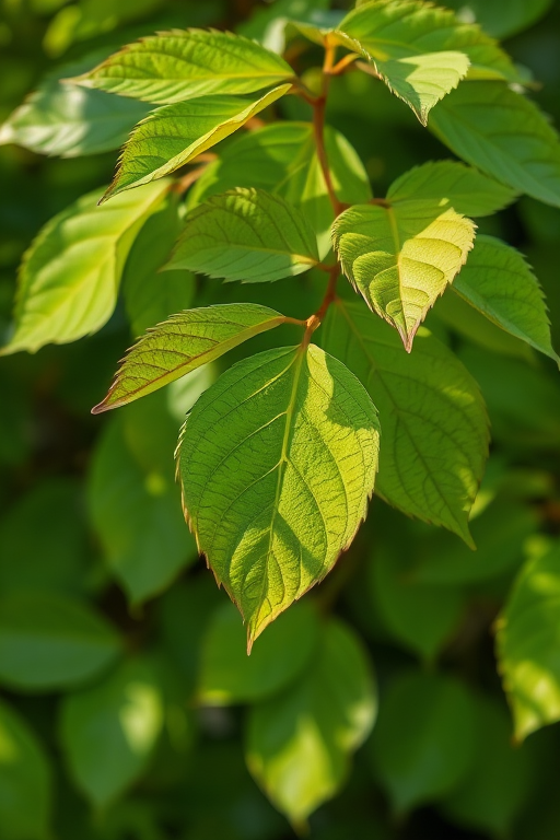 leaves transparent