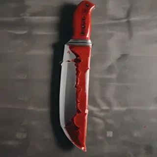 bloody knife aesthetic