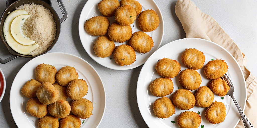 homemade chicken nuggets with ground chicken