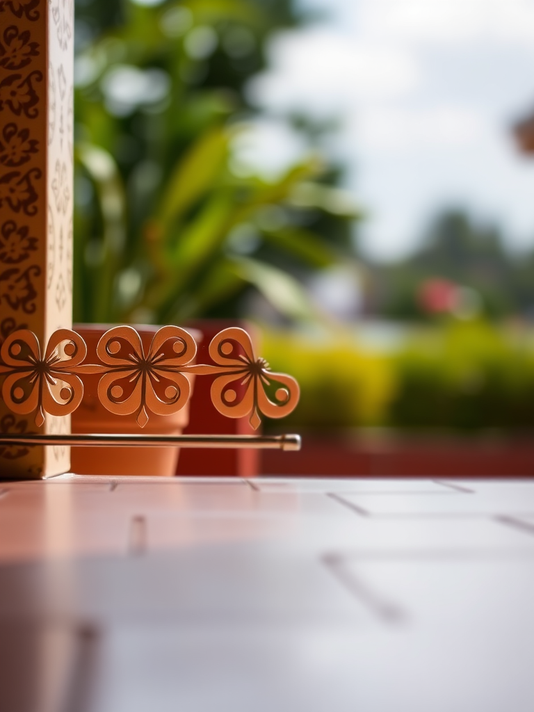 Capture a high-resolution image of a decorative border featuring intricate designs, using a DSLR camera with a 50mm lens, f/1.8 aperture, ISO 100, and a shallow depth of field, ensuring a clean background and vibrant colors for enhanced image quality.