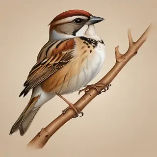 sparrow clipart