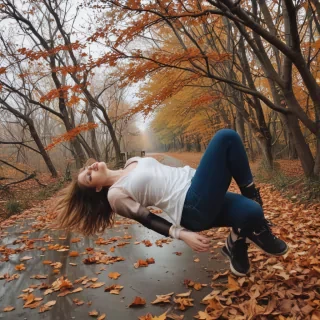 aesthetic falling