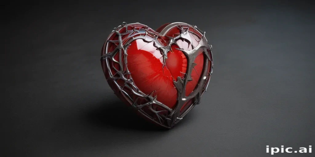 broken heart aesthetic