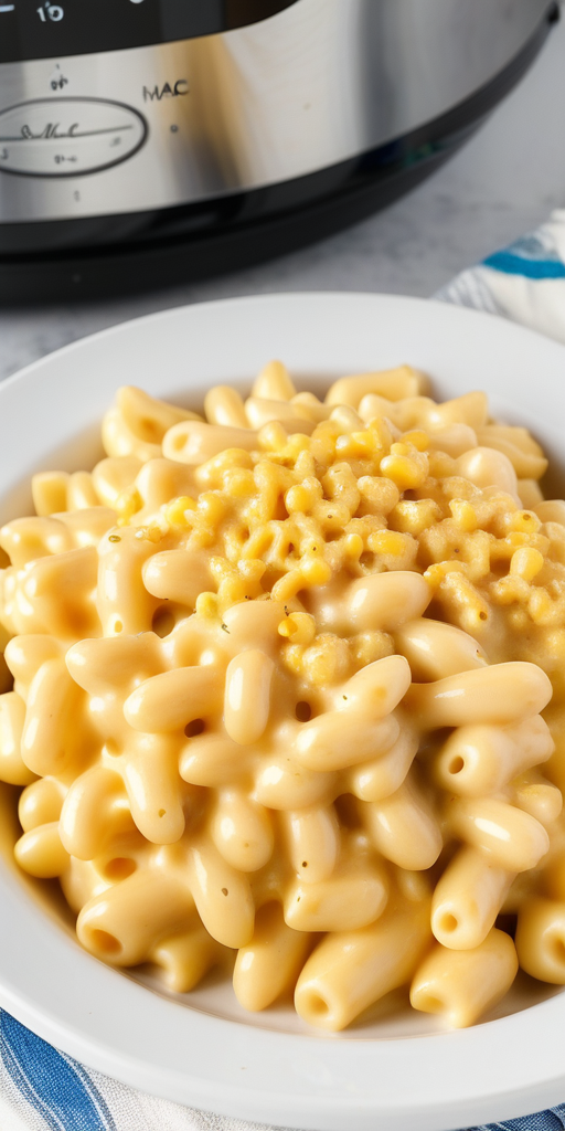 crock pot mac and cheese with corn