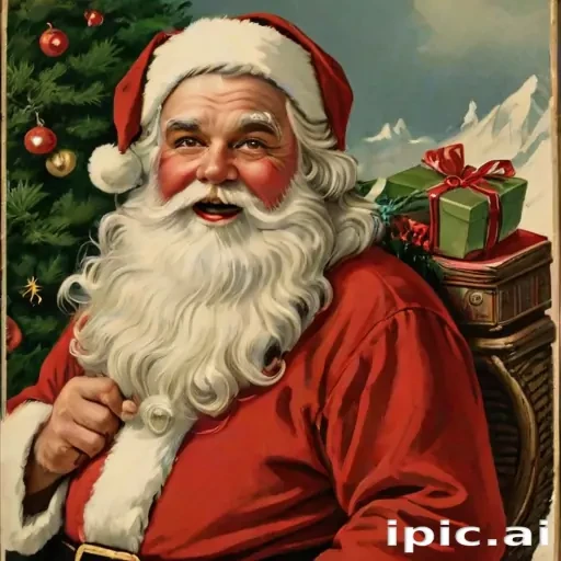 vintage santa png