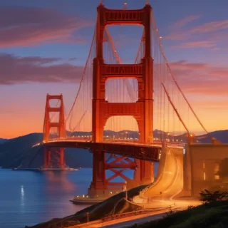 clipart golden gate bridge