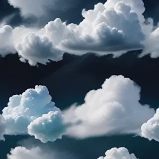 clouds no background
