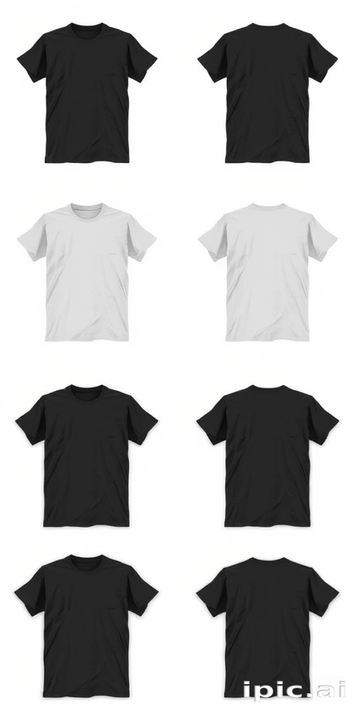 black t shirt mockup free