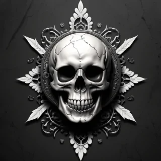 iphone skull background