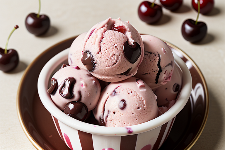 cherry chocolate chunk ice cream