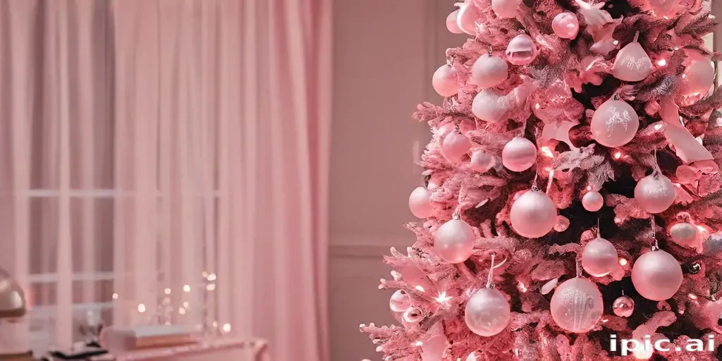 pink christmas aesthetic