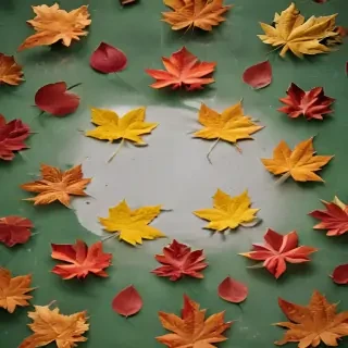 leaf circle