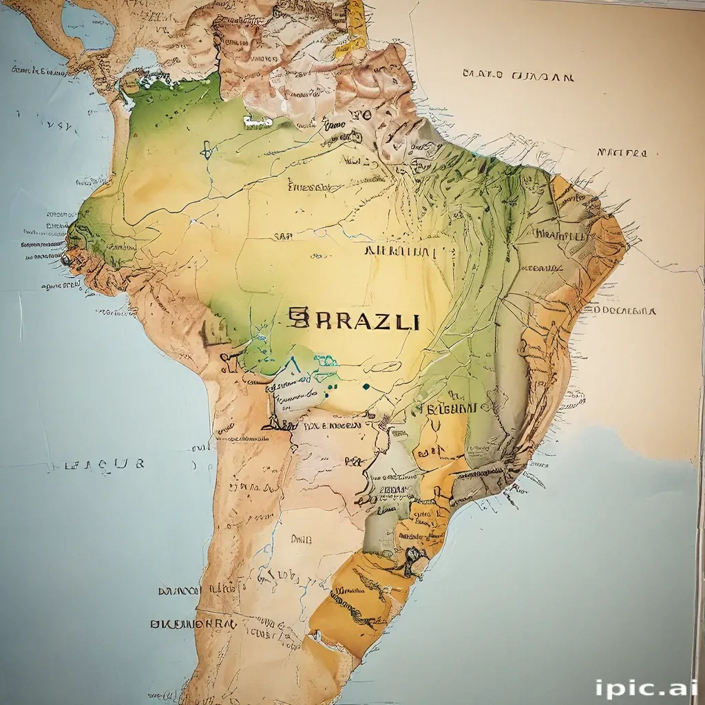 map of brazil