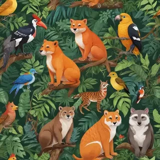 rainforest animals