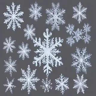 transparent snowflakes png