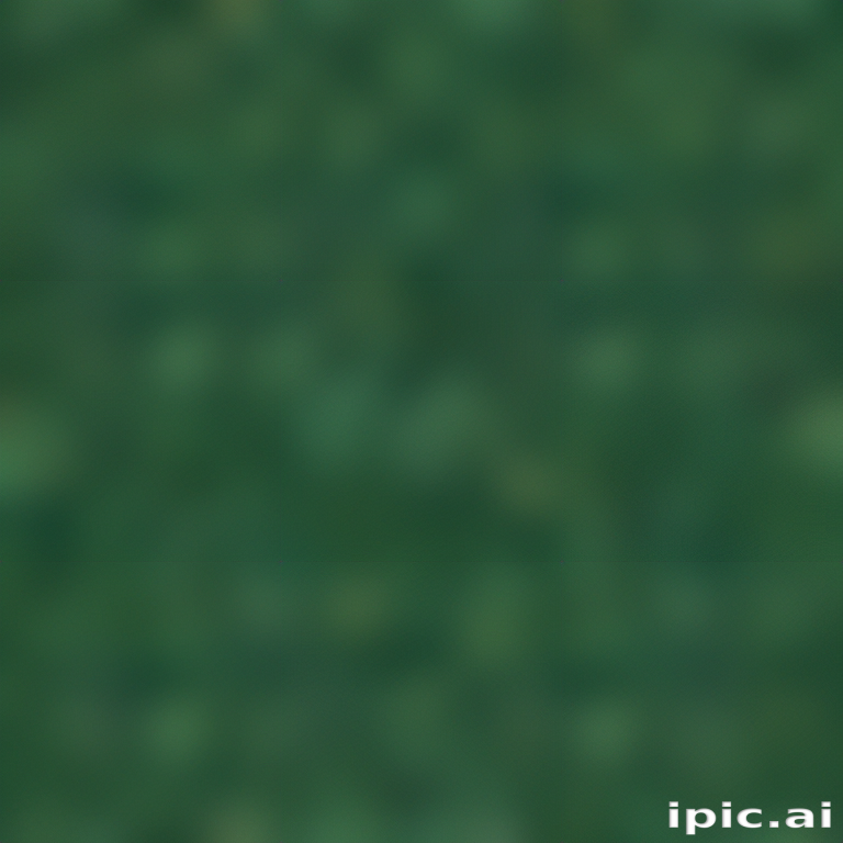 Abstract Green Background with Soft Textures and Subtle Color Variations
