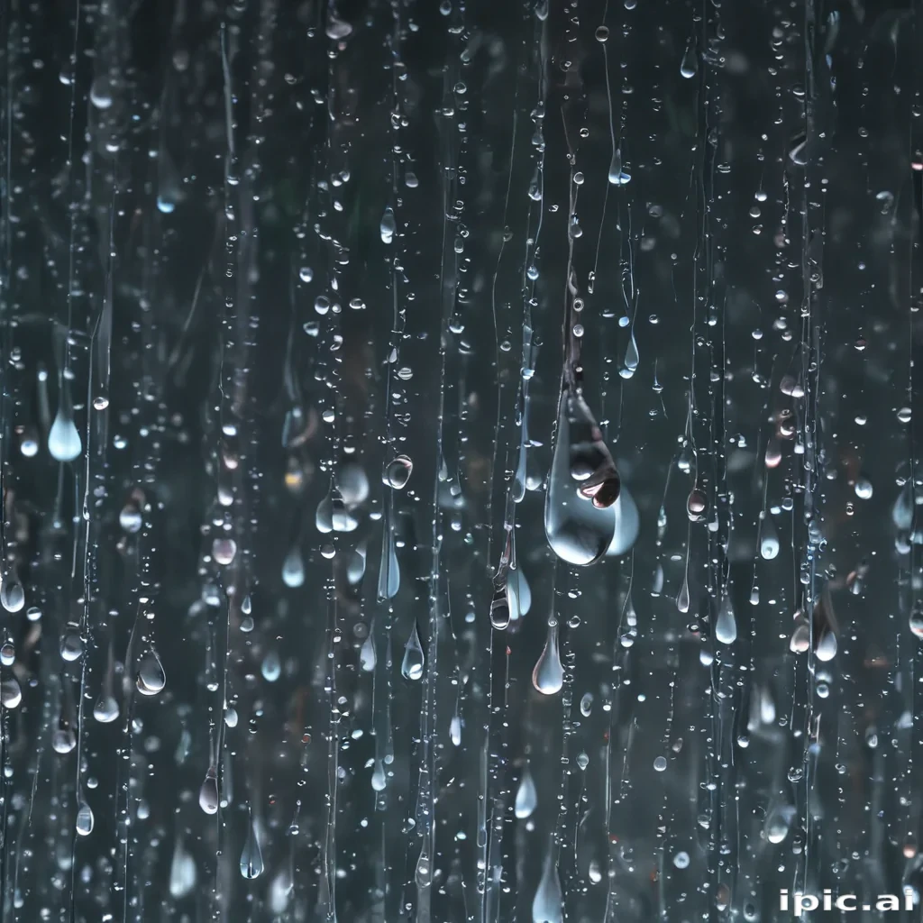 water droplets transparent