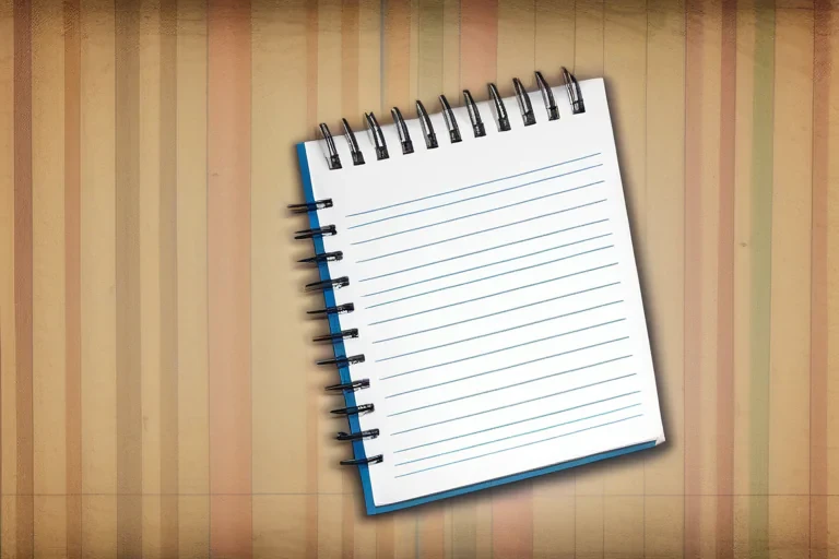 notepad background