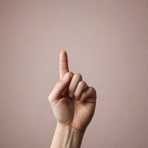 middle finger background