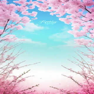 aesthetic spring background
