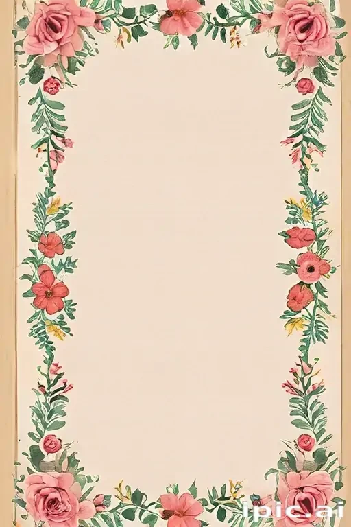 floral page borders