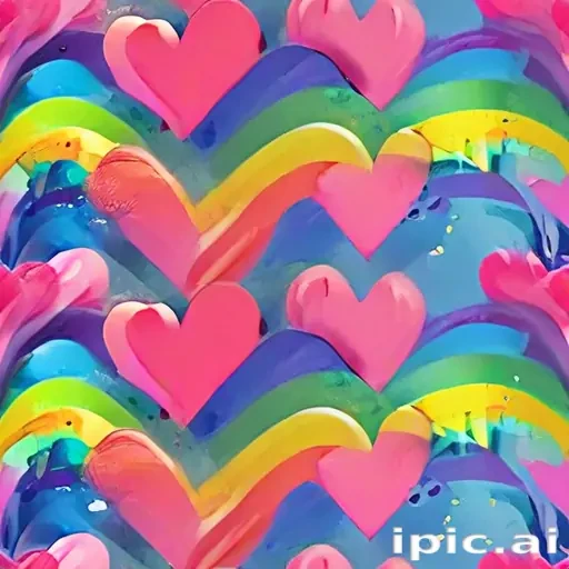 rainbow heart png
