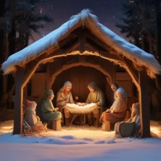 manger scene images free