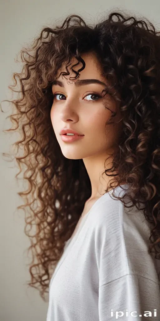 curly hair png